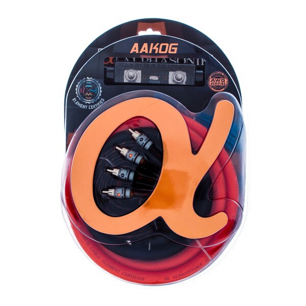 Main product image for Alphasonik AAK0G AWG 0 Gauge Amplifier Installation Kit268-696